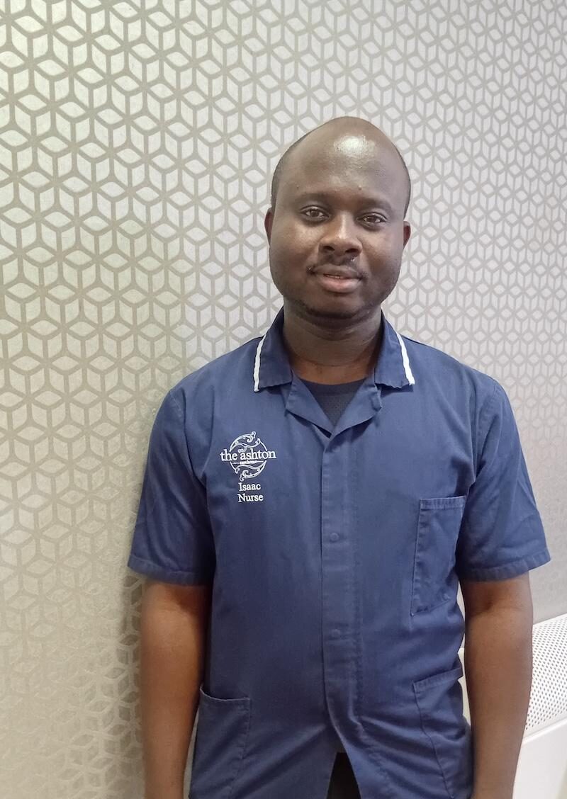 Isaac one of our registered nurses