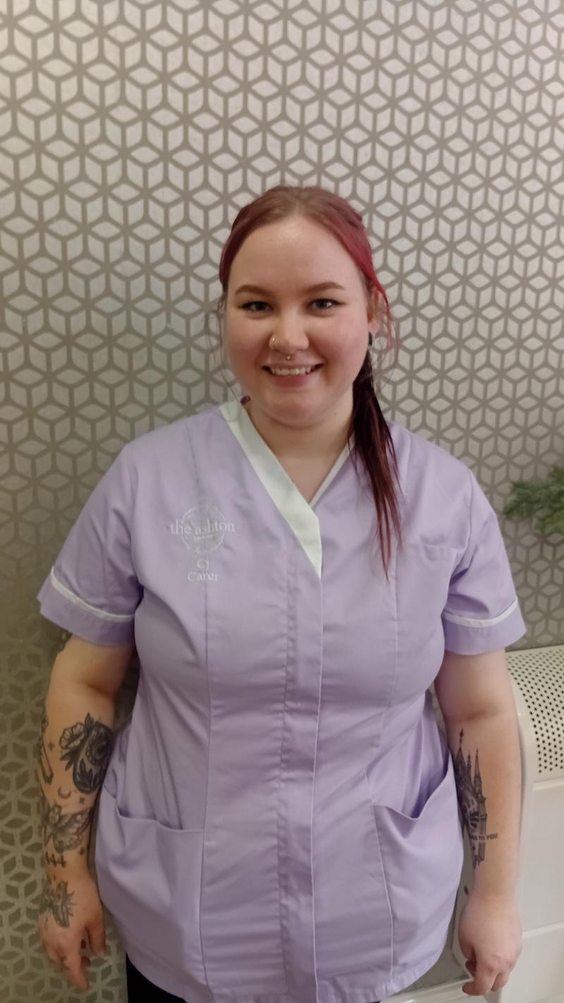 Casey one of our senior care assistants