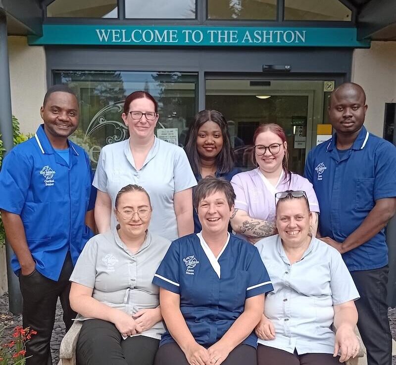 cropped photo of the team at the ashton