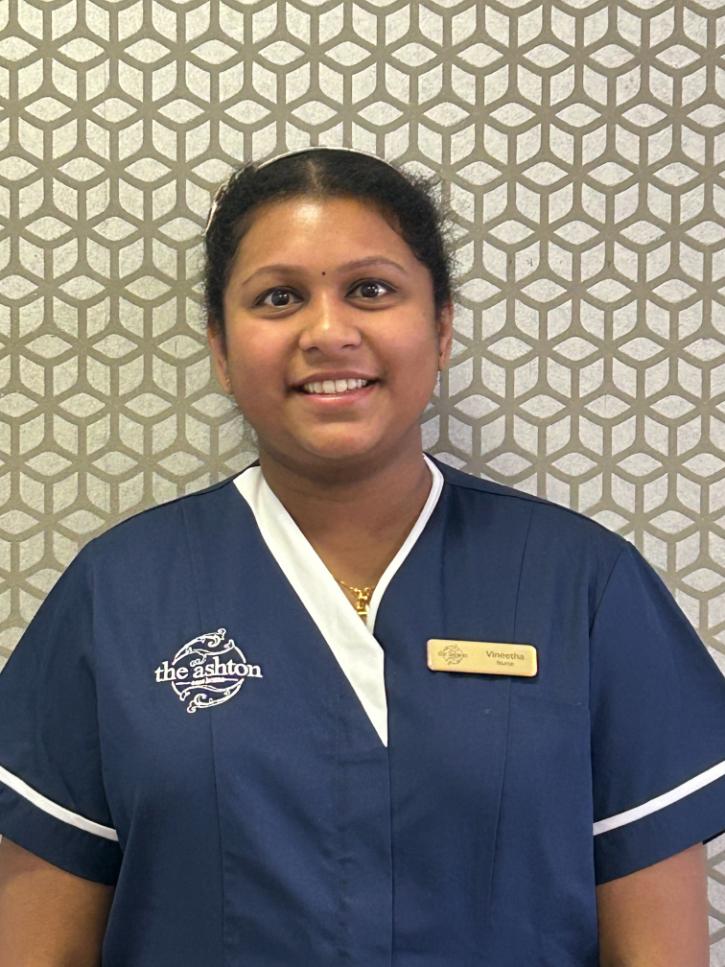 lady smiling for staff photo